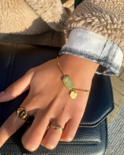 Finaste Ring bar gold plated Sale