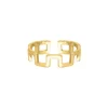 Finaste Ring blocks goudkleurig Fashion