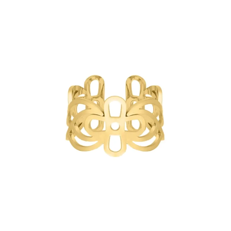Finaste Ring boho twirl goudkleurig Clearance