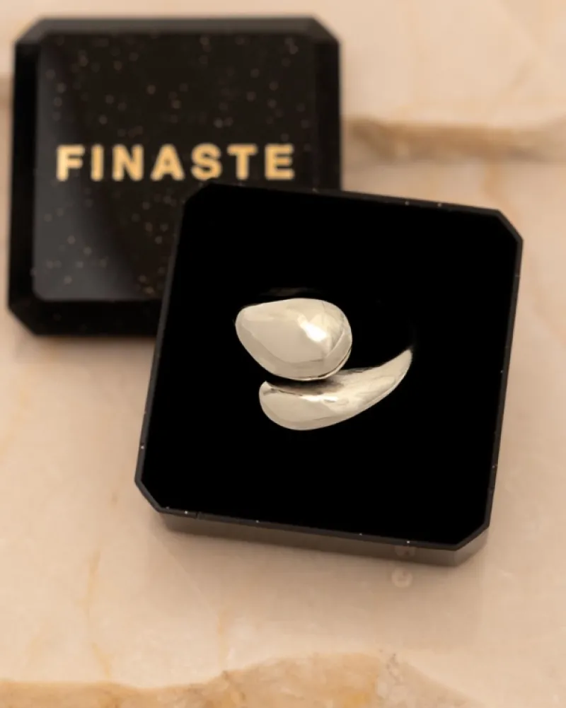Finaste Ring chunky teardrops Best