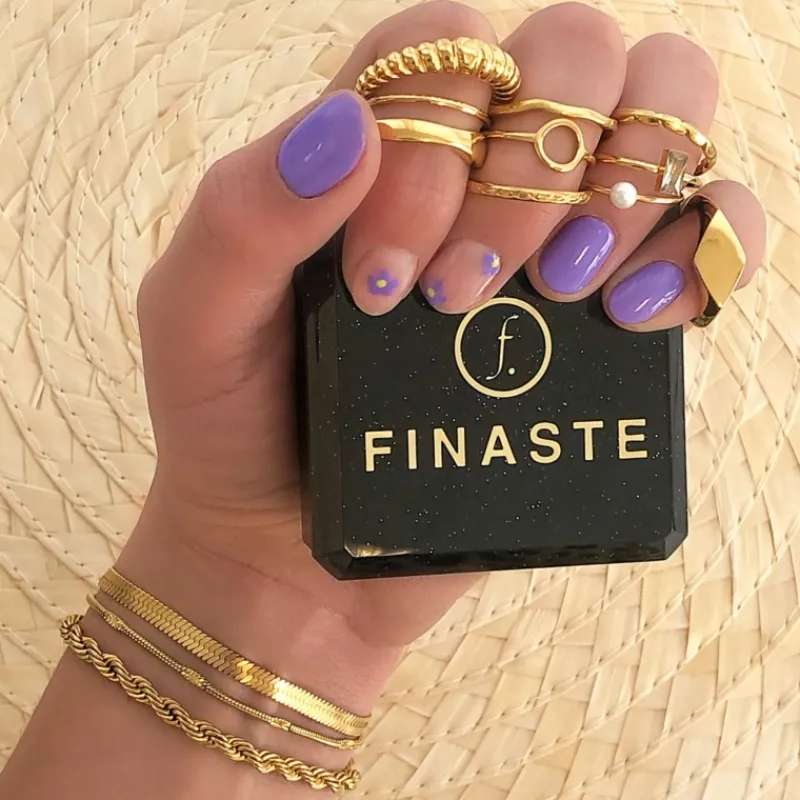Finaste Ring Croissant kleur goud Clearance