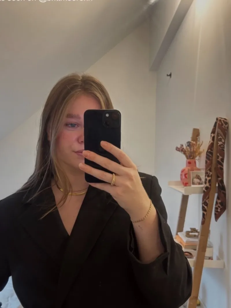 Finaste Ring Croissant kleur goud Clearance