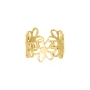 Finaste Ring flowers goudkleurig Sale