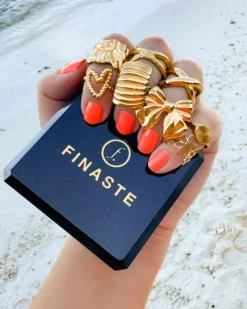 Finaste Ring flowers goudkleurig Sale