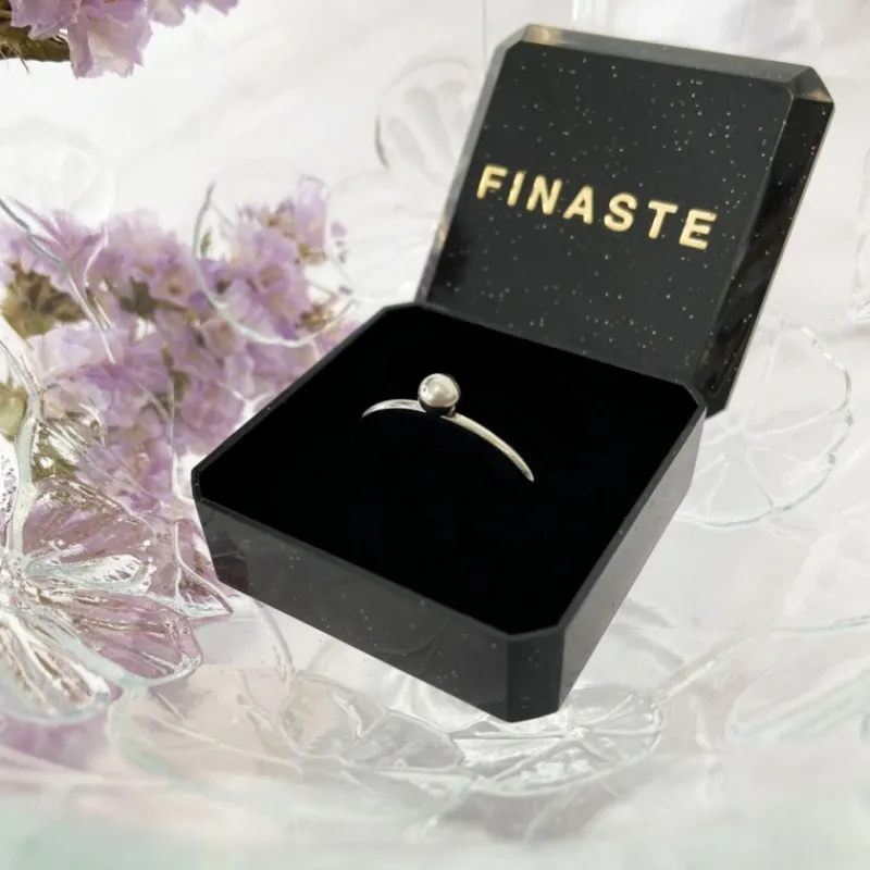 Finaste Ring met bolletje groot kleur Zilver Online
