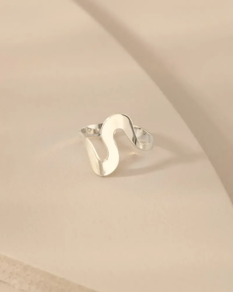 Finaste Ring met golven Fashion