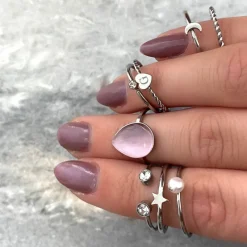 Finaste Ring met graveerbaar hartje Hot