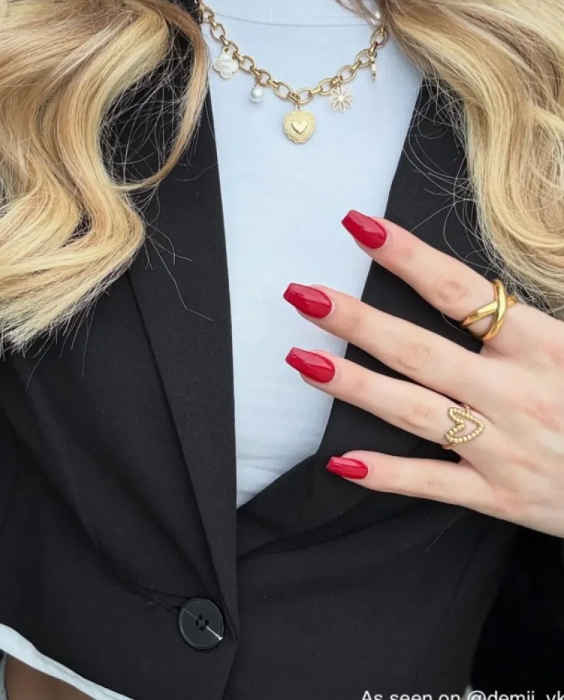 Finaste Ring met hartje bolletjes goudkleurig Fashion