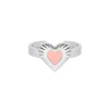 Finaste Ring met hartje roze New