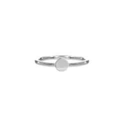 Finaste Ring met muntje kleur zilver Sale