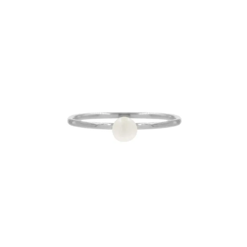 Finaste Ring met pareltje Sale