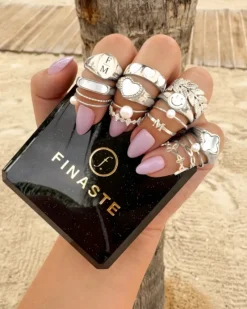 Finaste Ring met pareltje Sale