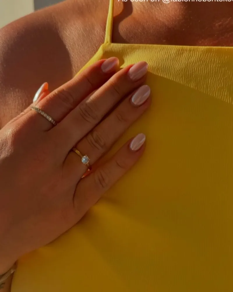 Finaste Ring met steentjes exclusive goudkleurig Clearance