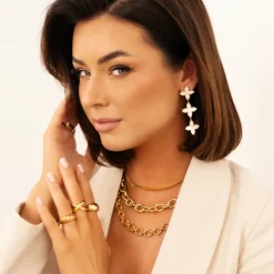 Finaste Ring statement kleur goud Hot
