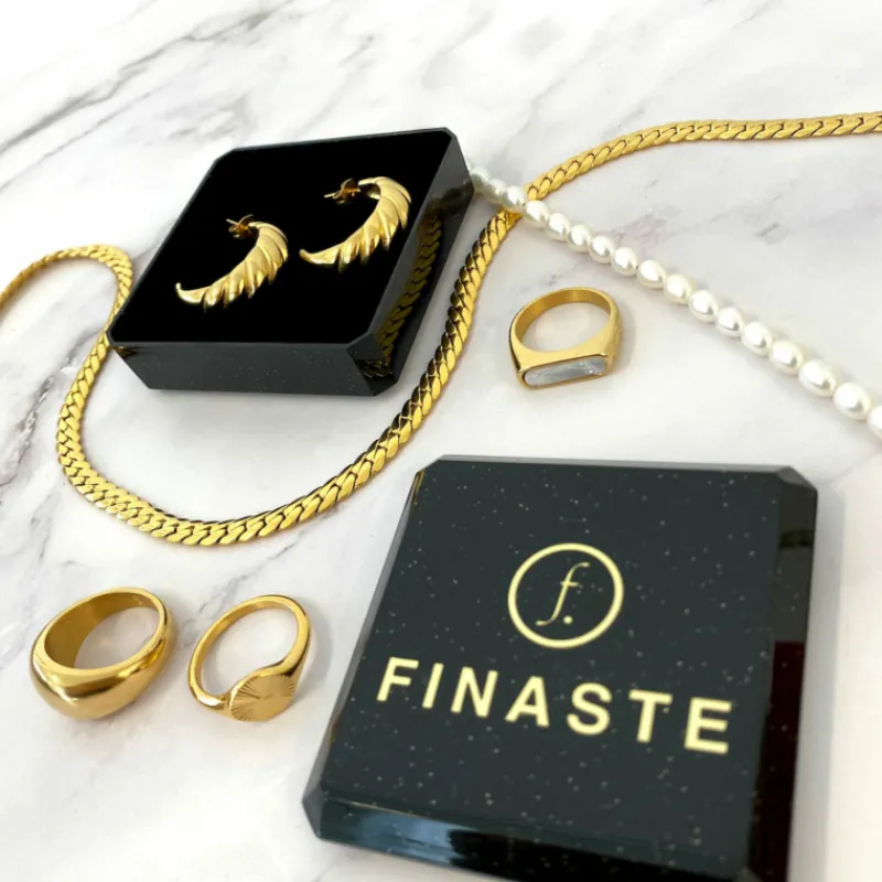 Finaste Ring statement kleur goud Hot