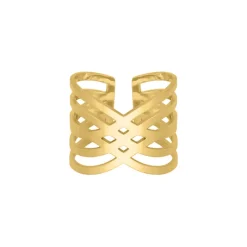 Finaste Ring vintage style goudkleurig Clearance