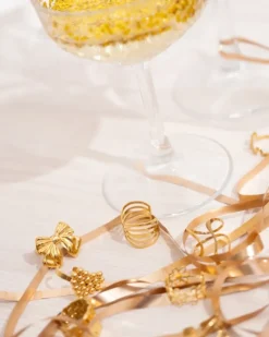 Finaste Ring vintage style goudkleurig Clearance