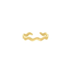 Finaste Ring Waves Kleur Goud Best