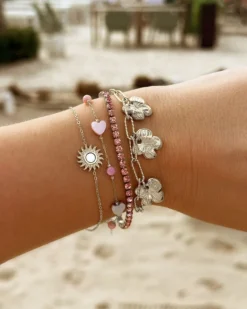 Finaste Roze tennis armbandje Fashion