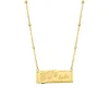 Finaste 80's babe ketting goud kleurig Hot