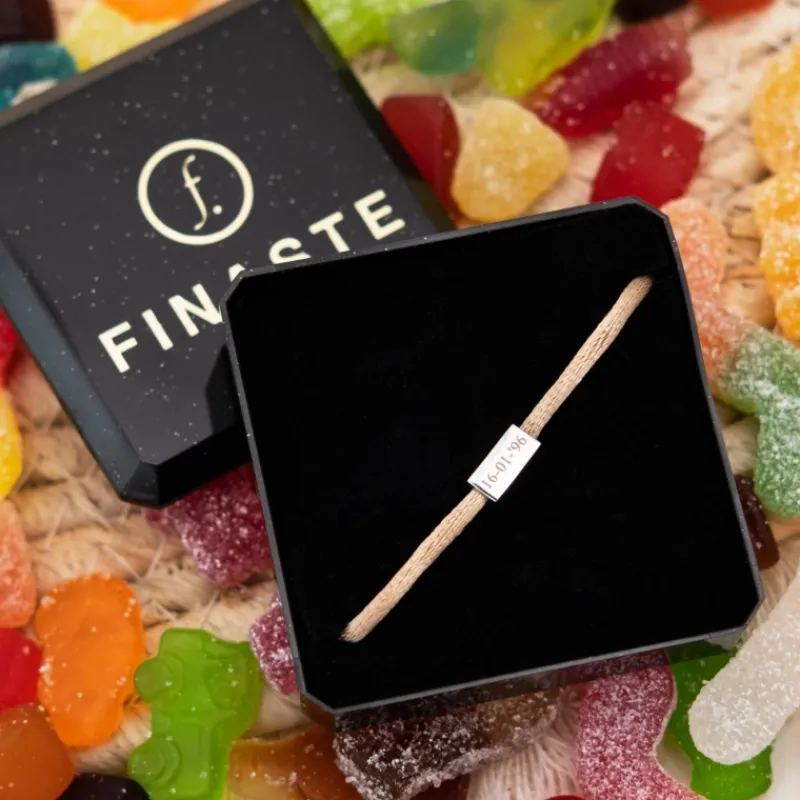 Finaste Satin initial armbandje nude Online