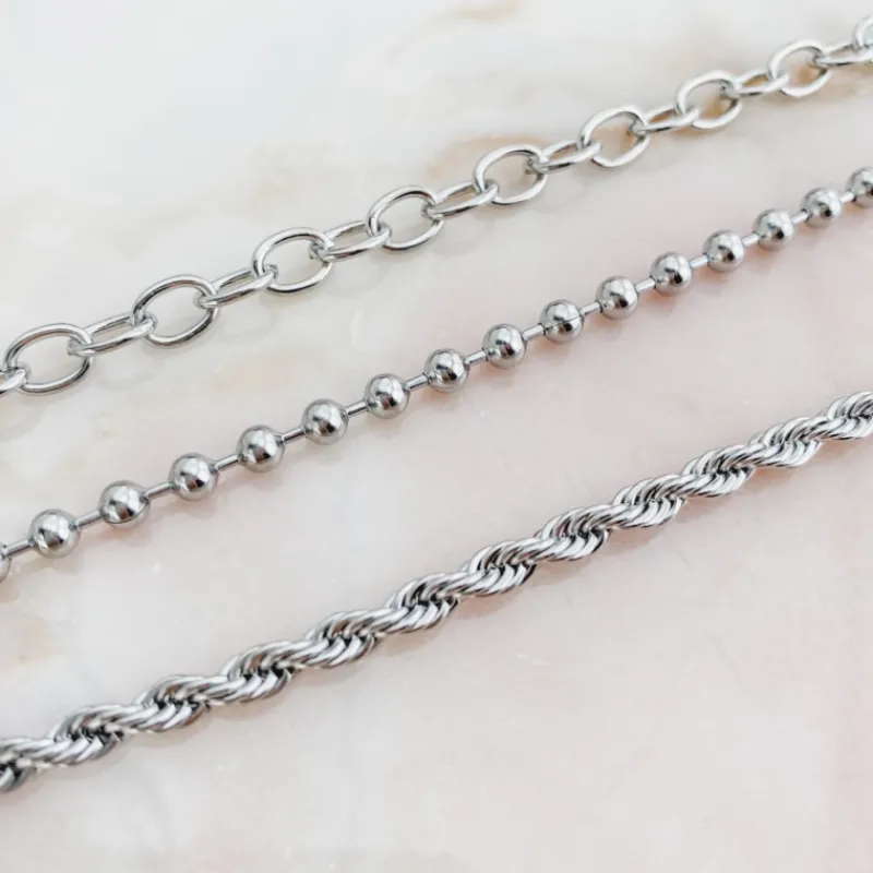Finaste Schakelarmband gedraaid New