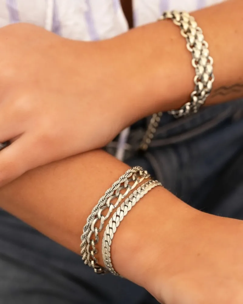 Finaste Schakelarmband gedraaid New