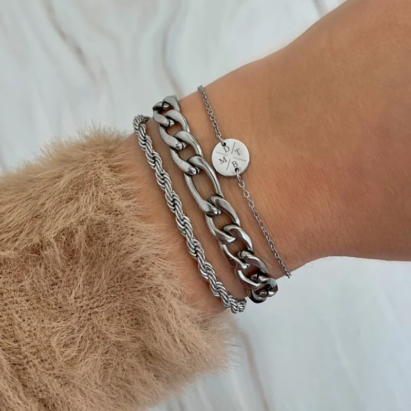 Finaste Schakelarmband gedraaid New