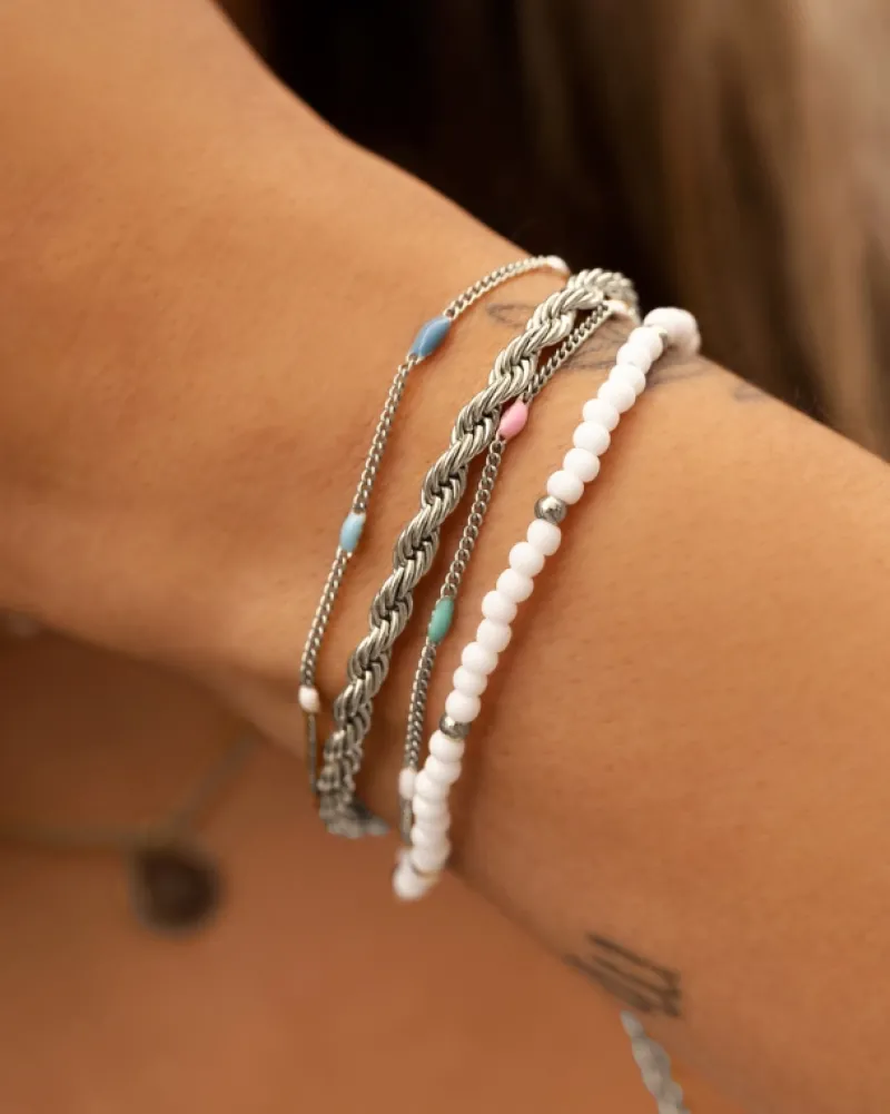 Finaste Schakelarmband gedraaid New