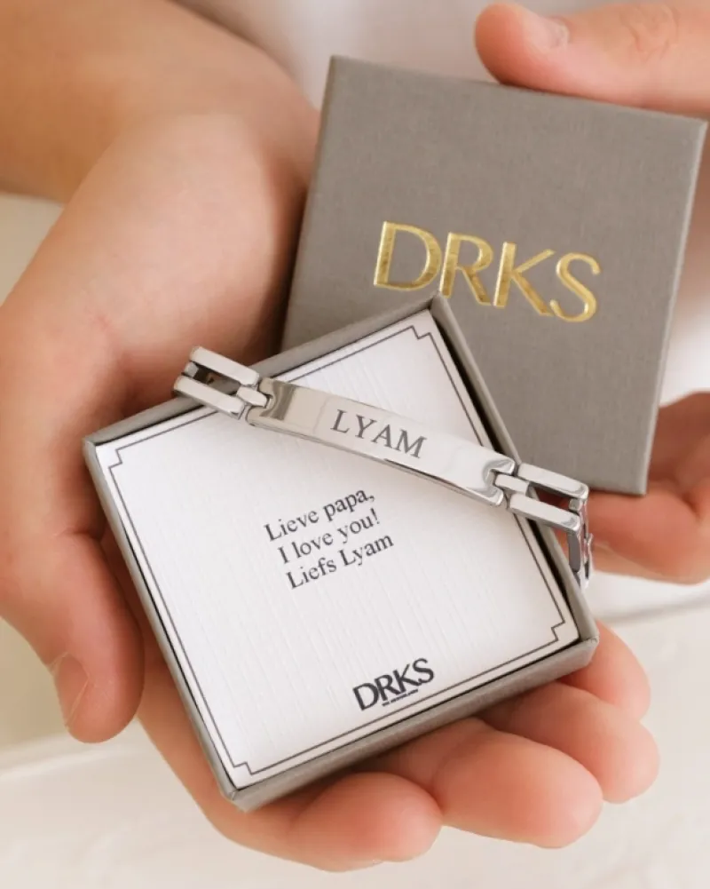 Finaste Schakelarmband mannen met naam Online
