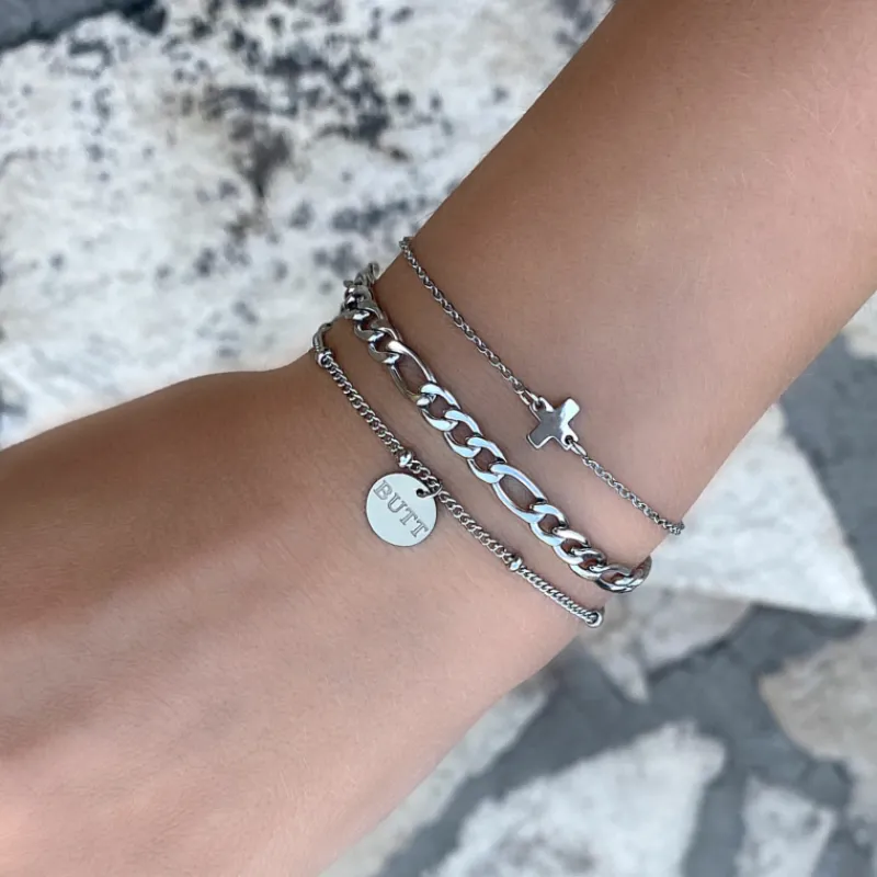 Finaste Schakelarmband Mixed Chain Discount