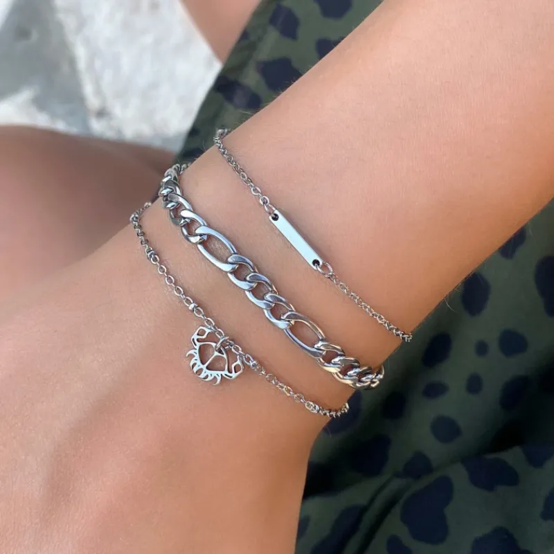 Finaste Schakelarmband Mixed Chain Discount
