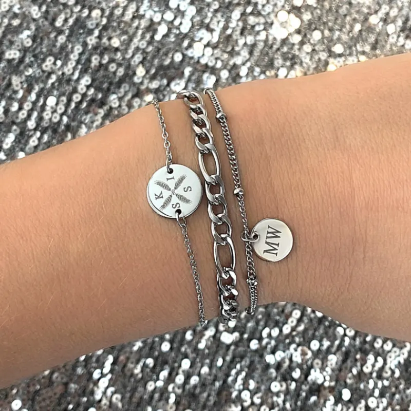 Finaste Schakelarmband Mixed Chain Discount