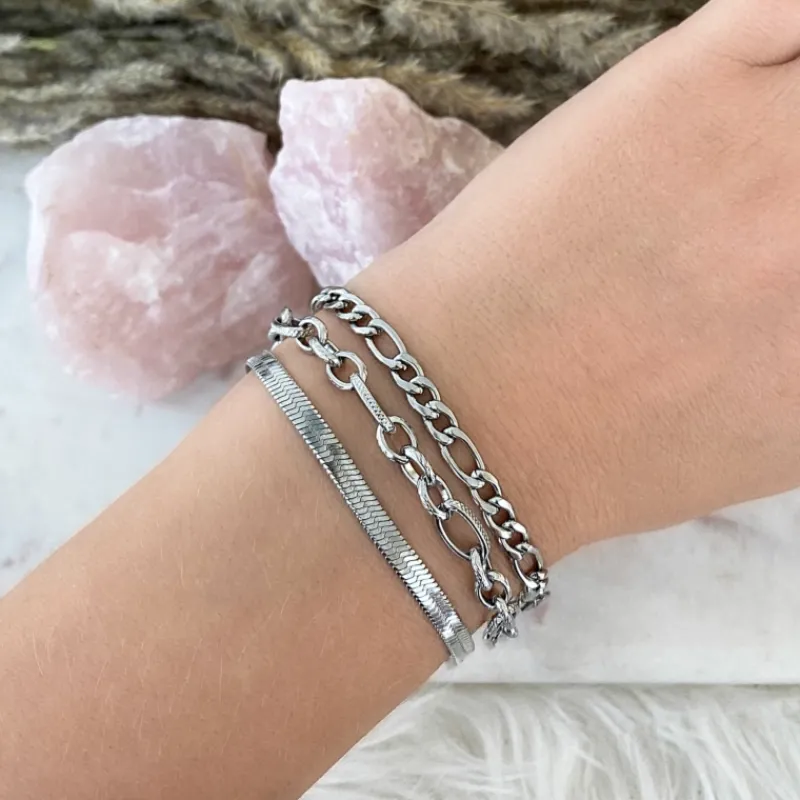 Finaste Schakelarmband Mixed Chain Discount