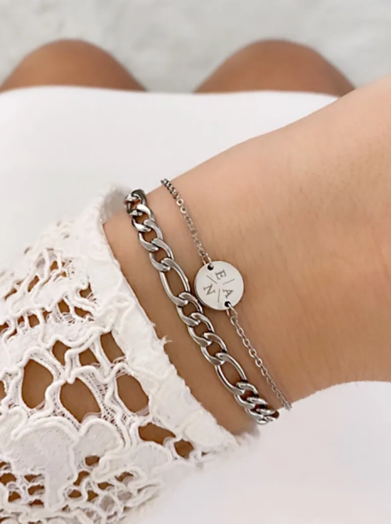 Finaste Schakelarmband Mixed Chain Discount