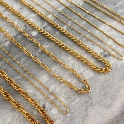 Finaste Schakelketting mix goud kleurig Best
