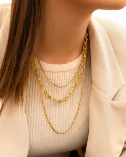 Finaste Schakelketting mix goud kleurig Best