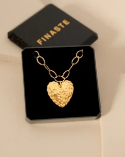 Finaste Schakelketting vintage hartje goudkleurig Outlet