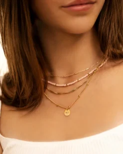 Finaste Schakelkettinkje chain mix goudkleurig Outlet
