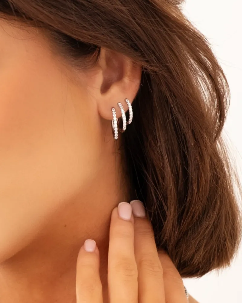 Finaste Shiny Oorringetjes 14 Mm Outlet