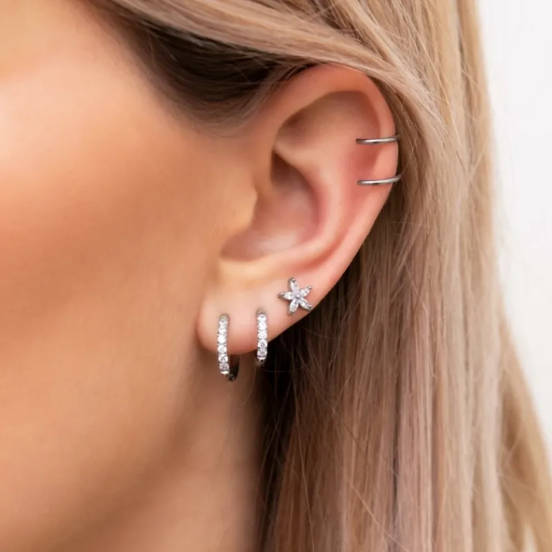 Finaste Shiny oorringetjes 10 mm Sale