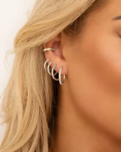 Finaste Shiny Oorringetjes 16 Mm Fashion