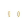 Finaste Shiny oorringetjes 8 mm goudkleurig Outlet