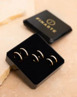 Finaste Shiny oorringetjes 8 mm goudkleurig Outlet