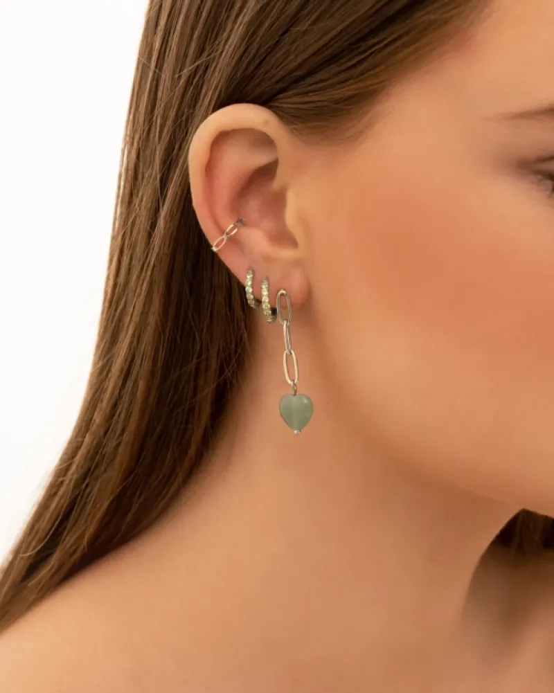 Finaste Shiny oorringetjes mint 10 mm Best