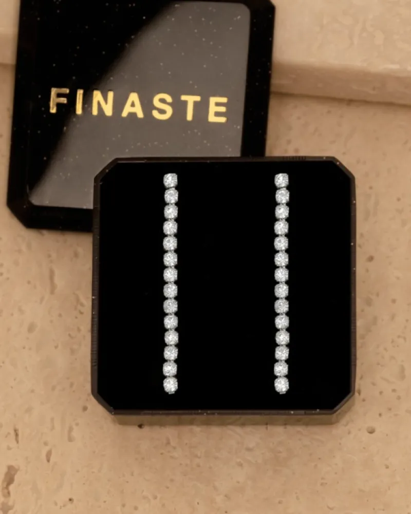 Finaste Shiny tennis earrings Fashion