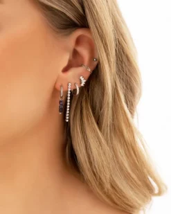 Finaste Shiny tennis earrings Fashion