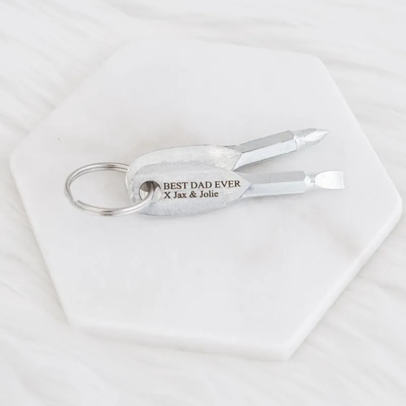 Finaste Sleutelhanger met naam schroevendraaier Sale