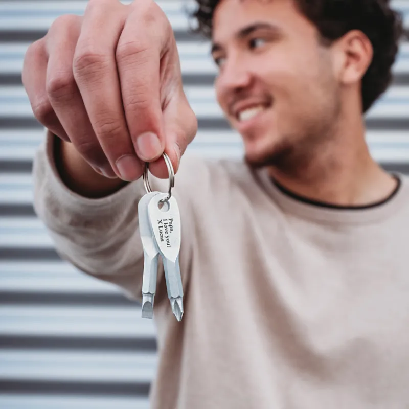 Finaste Sleutelhanger met naam schroevendraaier Sale