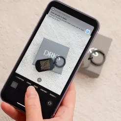 Finaste Sleutelhanger met QR code zwart Clearance
